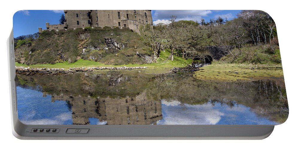 Dunvegan Portable Battery Charger featuring the photograph Dunvegan Castle - 1 by Paul Cannon