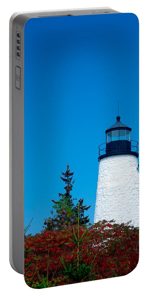 Lighthouse Portable Battery Charger featuring the photograph Dyce Head Lighthouse by David Smith