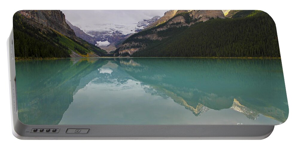 Lake Louise Portable Battery Charger featuring the photograph Early Morning at Lake Louise by Teresa Zieba