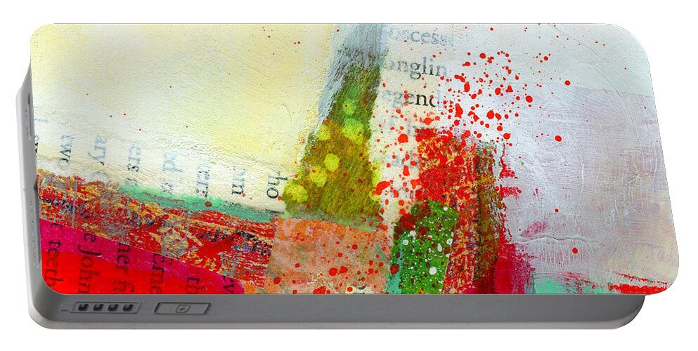 4x4 Portable Battery Charger featuring the painting Edge 57 by Jane Davies