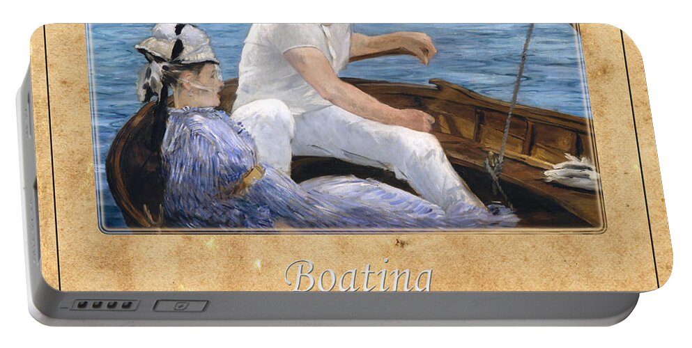Manet Portable Battery Charger featuring the photograph Edouard Manet 4 by Andrew Fare