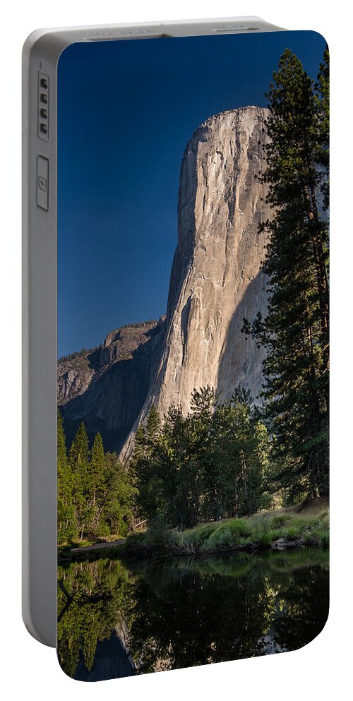Yosemite National Park Portable Battery Charger featuring the photograph El Capitan Morning by Greg Nyquist