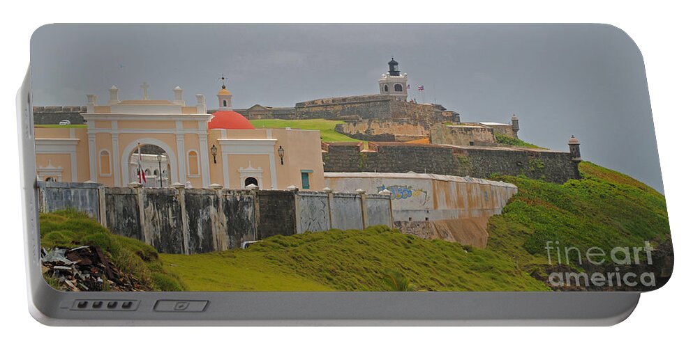 America Portable Battery Charger featuring the photograph Scenic El Morro by George D Gordon III