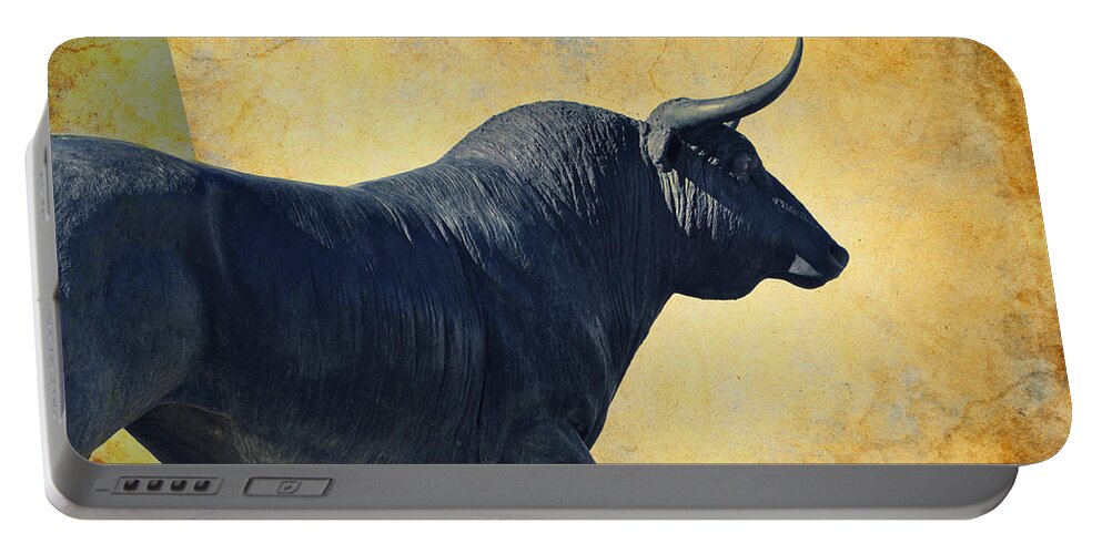 El Toro Portable Battery Charger featuring the photograph El Toro by Mary Machare