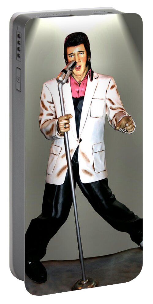 Elvis Portable Battery Charger featuring the photograph Elvis by Kristin Elmquist