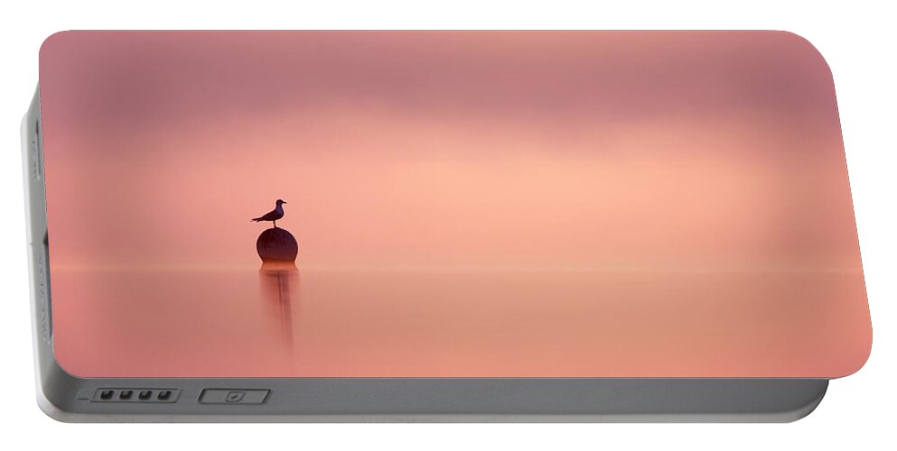 Sunrise Portable Battery Charger featuring the photograph Empty Spaces by Roeselien Raimond