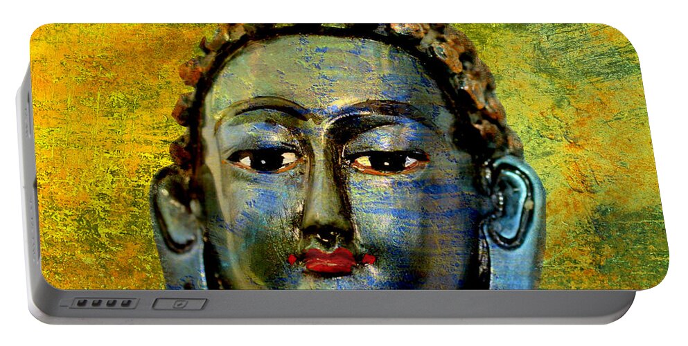 Enlightenment Portable Battery Charger featuring the painting Enlightenment by Ally White