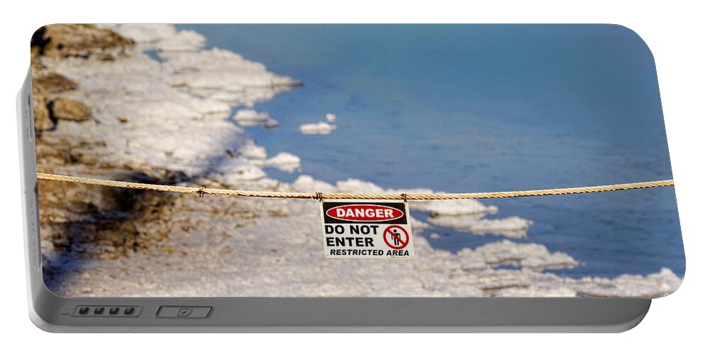 Amboy Portable Battery Charger featuring the photograph Environmental Disaster by Diana Sainz by Diana Raquel Sainz