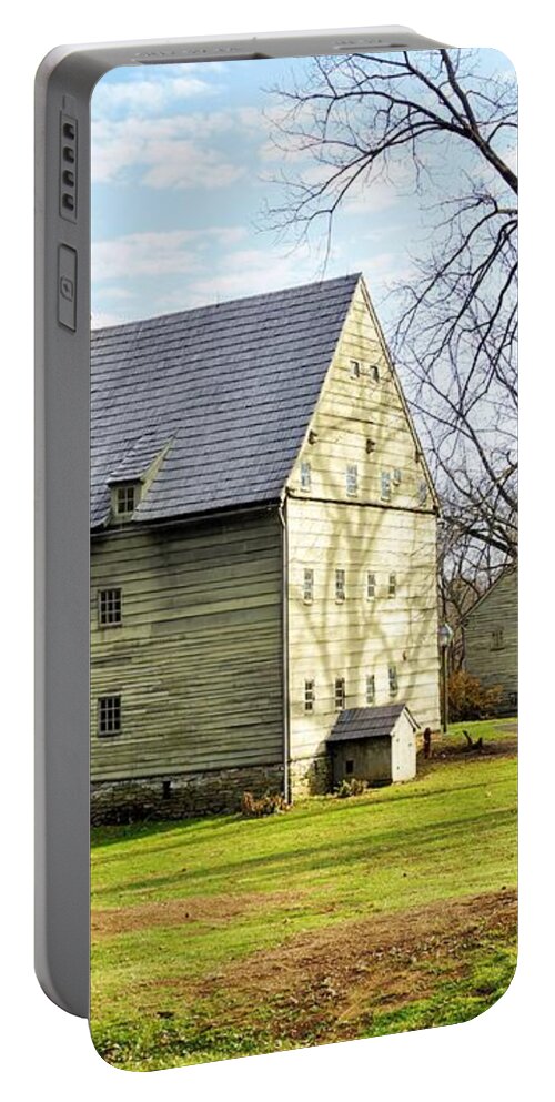 Ephrata Cloister Portable Battery Charger featuring the photograph Ephrata Cloister by Jean Goodwin Brooks