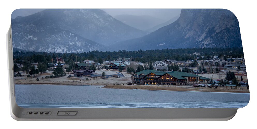 Lake Portable Battery Charger featuring the photograph Estes Park by Will Wagner
