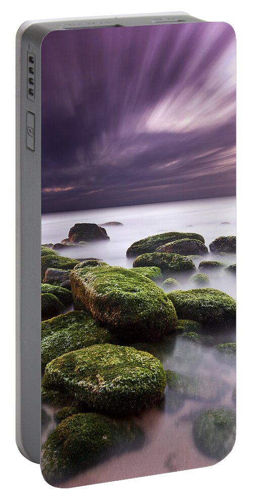 Beach Portable Battery Charger featuring the photograph Ethereal by Jorge Maia