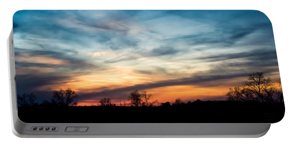 Sky Portable Battery Charger featuring the photograph Evening Sky by Holden The Moment