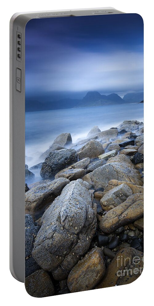 Coast Portable Battery Charger featuring the photograph Exquisite Elgol by David Lichtneker