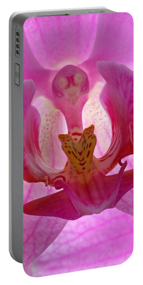 Orchid Portable Battery Charger featuring the photograph Extremely Loud And Incredibly Close by Juergen Roth