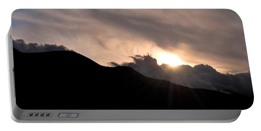 Clouds Portable Battery Charger featuring the photograph Eye in the Sky by Matt Quest