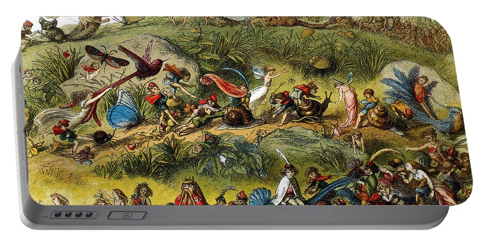 History Portable Battery Charger featuring the photograph Fairy Procession by Photo Researchers