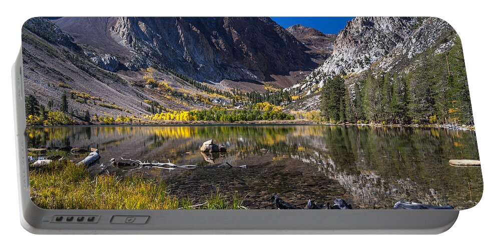 California Portable Battery Charger featuring the photograph Fall at Parker Lake by Cat Connor
