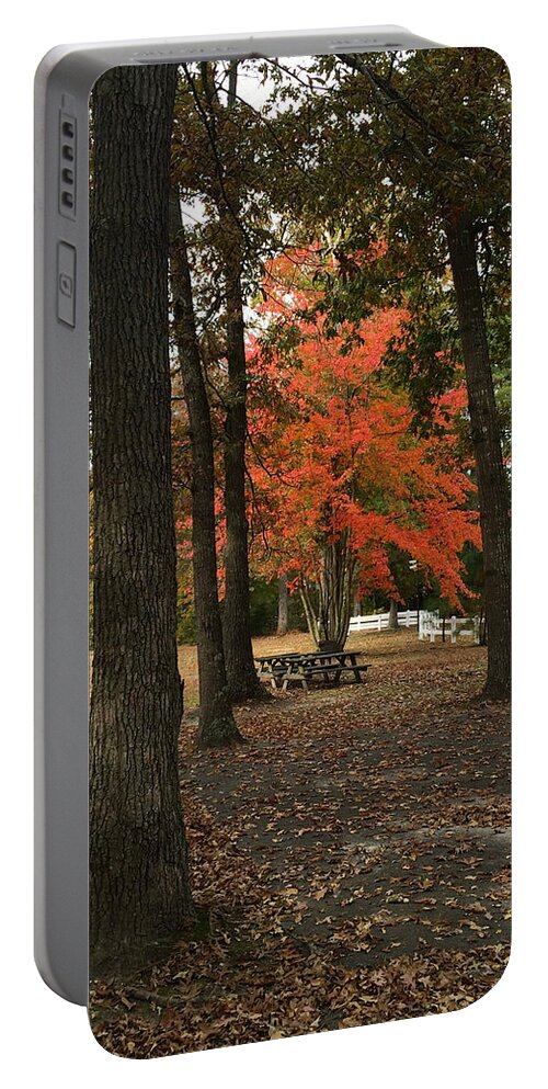 Fall Portable Battery Charger featuring the photograph Fall Brings Changes by Chris W Photography AKA Christian Wilson