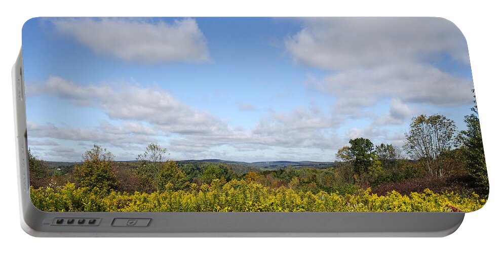 Blue Sky Portable Battery Charger featuring the photograph Blue Sky On The Horizon by Christina Rollo