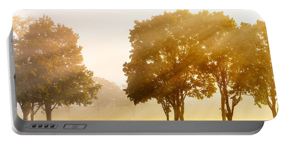 Fall Time Portable Battery Charger featuring the photograph Falls Delight by James Heckt