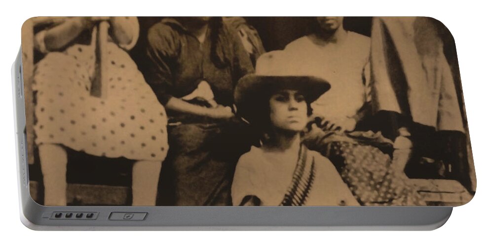 Rustic Portable Battery Charger featuring the photograph Female Revolutionairies by Al Bourassa