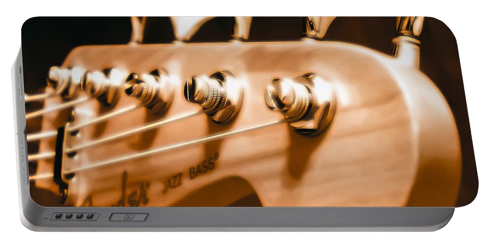 Fender Jazz Bass Portable Battery Charger featuring the photograph Fender Jazz by Robert L Jackson