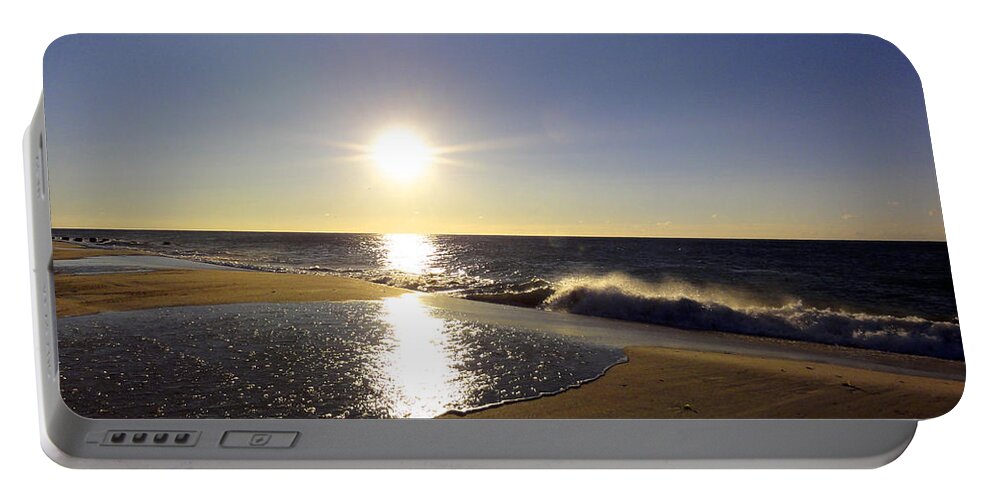 Fire Island Portable Battery Charger featuring the photograph Fire Island Sunday Morning - 13 by Christopher Plummer