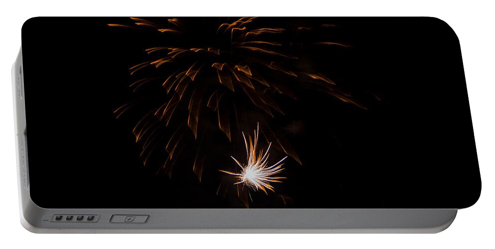 Fireworks Portable Battery Charger featuring the photograph Fireworks 2 by Susan McMenamin
