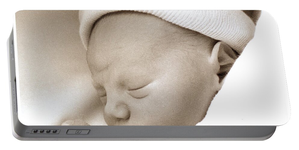First Nap Portable Battery Charger featuring the photograph First Nap by Weston Westmoreland