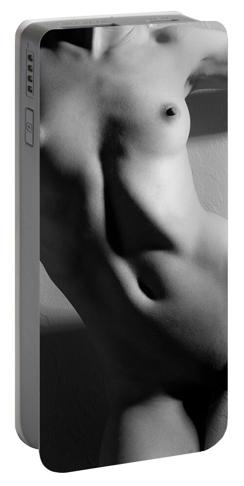 Nude Portable Battery Charger featuring the photograph Form and Line by Joe Kozlowski