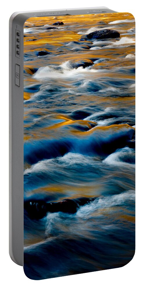 Crawford Notch Portable Battery Charger featuring the photograph Fractals by Greg Fortier
