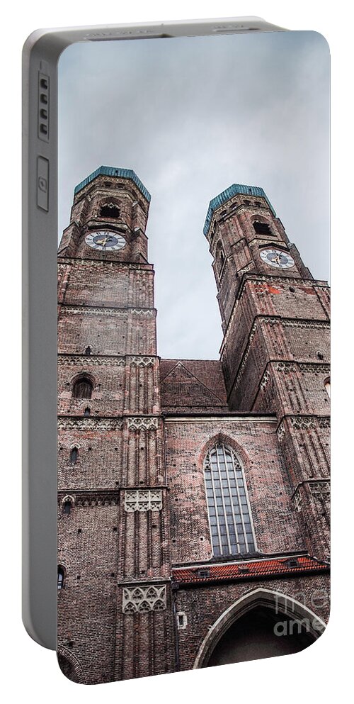 Architecture Portable Battery Charger featuring the photograph Frauenkirche by Hannes Cmarits