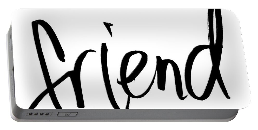 Friend Portable Battery Charger featuring the digital art Friend by Sd Graphics Studio