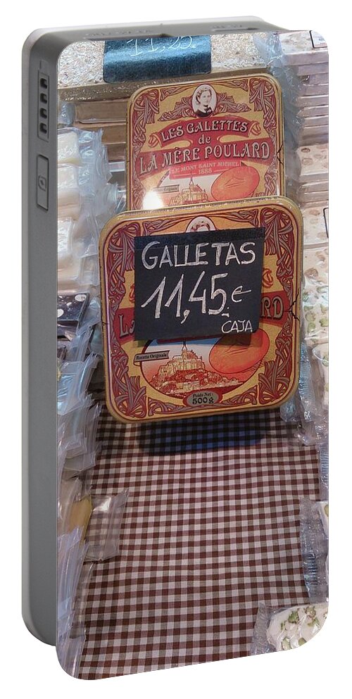 Galletas Portable Battery Charger featuring the photograph Galletas by Moshe Harboun