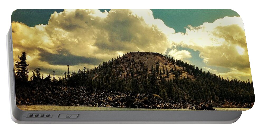 Wizard Island Portable Battery Charger featuring the photograph Gandalf by Chris Dunn