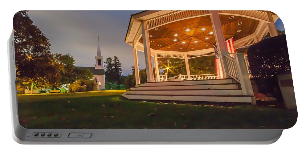 Milton Portable Battery Charger featuring the photograph Gazebo by Brian MacLean
