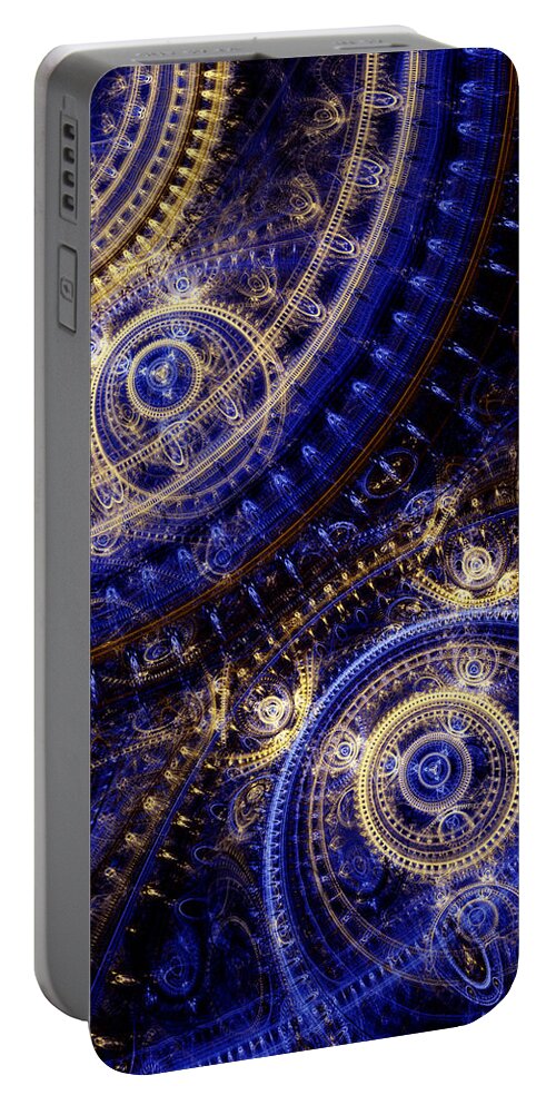 Doctor Who Portable Battery Charger featuring the digital art Gears Of Time by Martin Capek