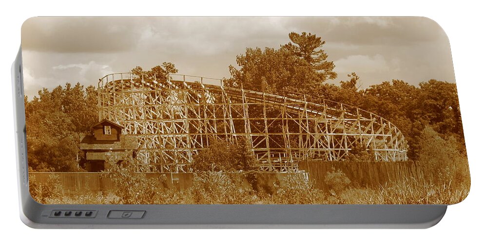 Geauga Lake Portable Battery Charger featuring the photograph Geauga Lake 2 by Michael Krek