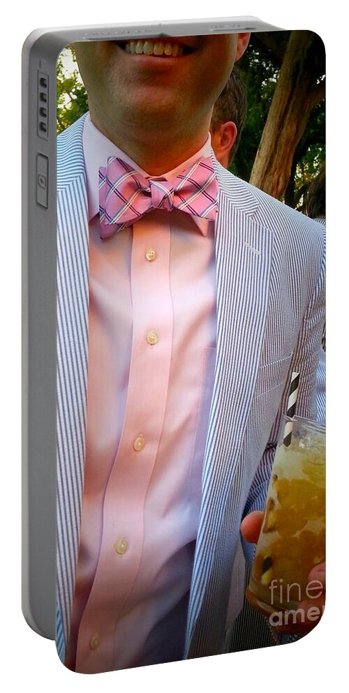 Bow Tie Portable Battery Charger featuring the photograph Gentleman by Valerie Reeves