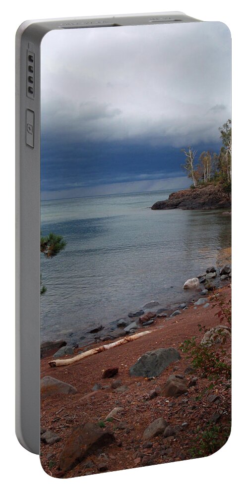 Melissa Peterson Nature Photography Scenic Scenery Iona's Beach Beaches Portable Battery Charger featuring the photograph Get Lost in Paradise by Melissa Peterson