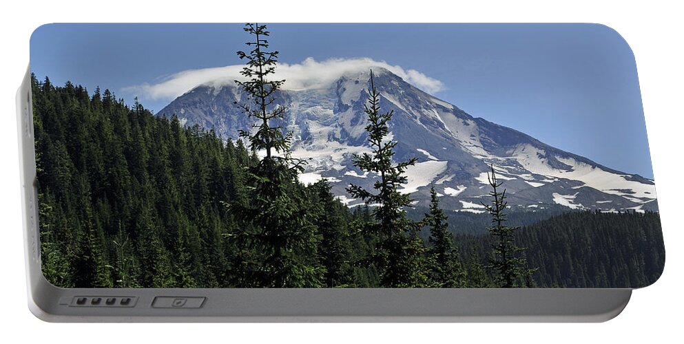 Mount Adams Portable Battery Charger featuring the photograph Gifford Pinchot National Forest and Mt. Adams by Tikvah's Hope