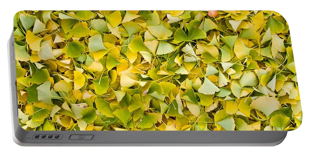 Ginkgo Portable Battery Charger featuring the photograph Ginkgo Leaves 2 by Steven Ralser