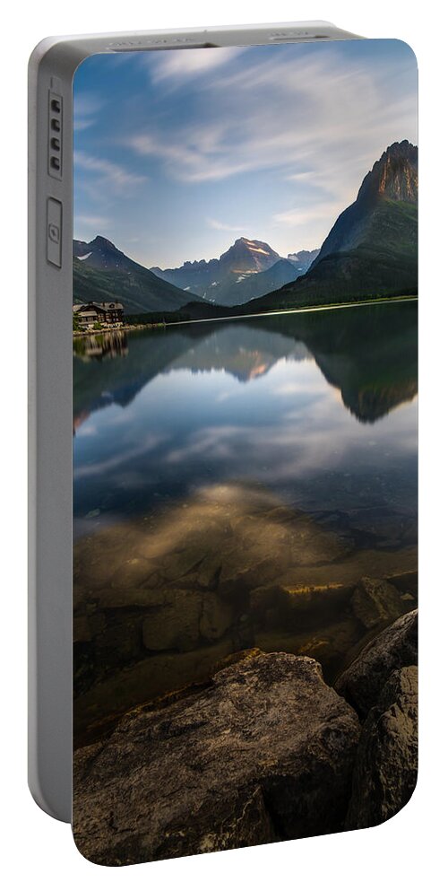 Glacier Portable Battery Charger featuring the photograph Glacier National Park 2 by Larry Marshall