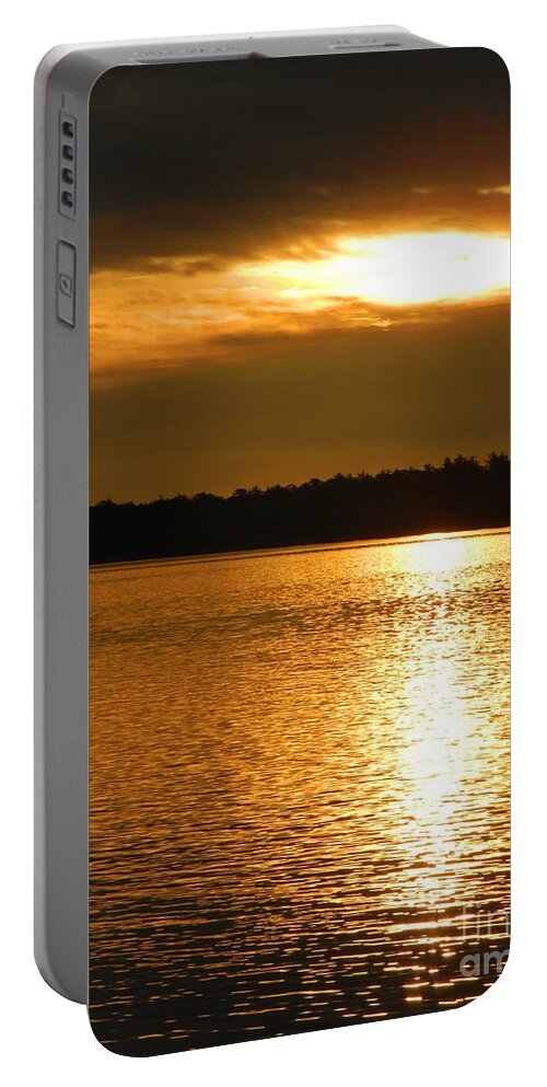 Netarts Bay Portable Battery Charger featuring the photograph Golden Bay by Gallery Of Hope 