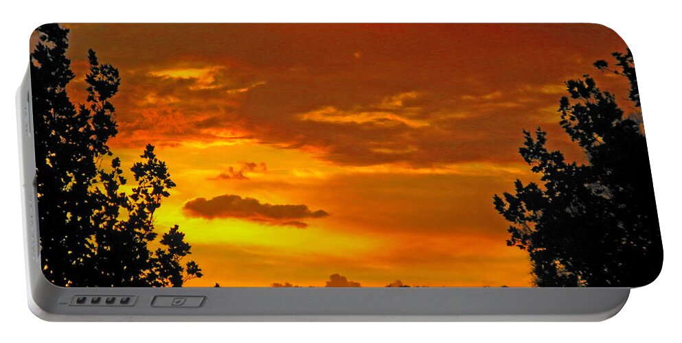 Sunrise Portable Battery Charger featuring the photograph Golden Dawn by Mark Blauhoefer