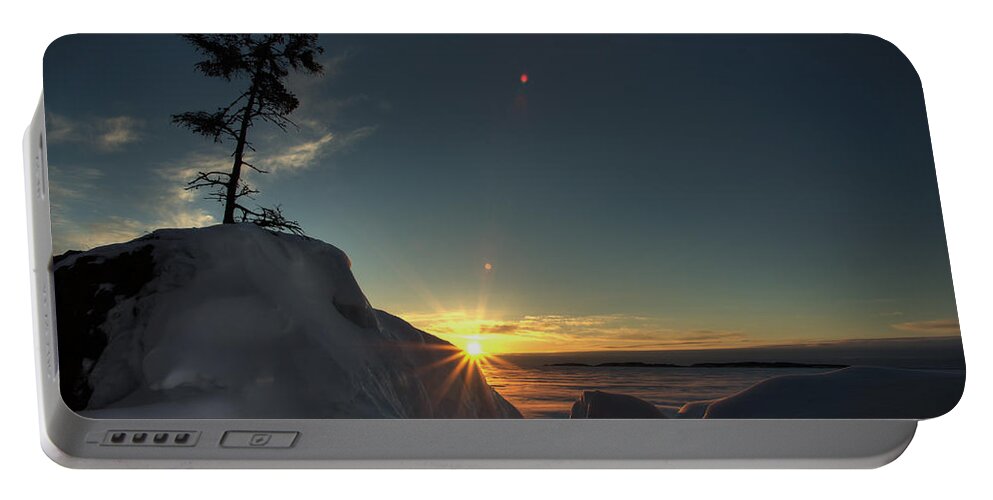 Boulders Portable Battery Charger featuring the photograph Golden Morning Breaks by Jakub Sisak