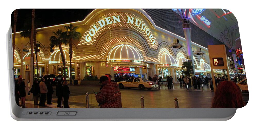 Golden Nugget Portable Battery Charger featuring the photograph Golden Nugget by Kay Novy