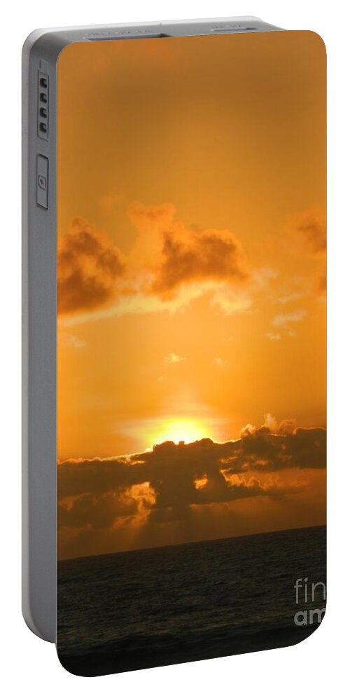 Sunset Portable Battery Charger featuring the photograph Golden Sunset by Gallery Of Hope 