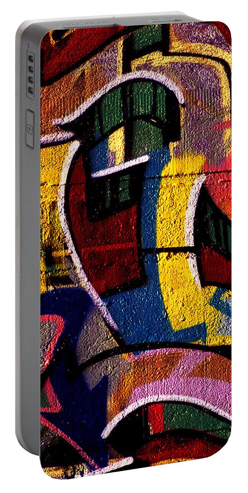 Graffiti Art Portable Battery Charger featuring the photograph Graffiti Art - 080 by Paul W Faust - Impressions of Light