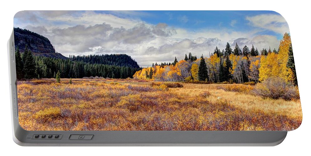 Colorado Portable Battery Charger featuring the photograph Grand Mesa Colors by Bob Hislop